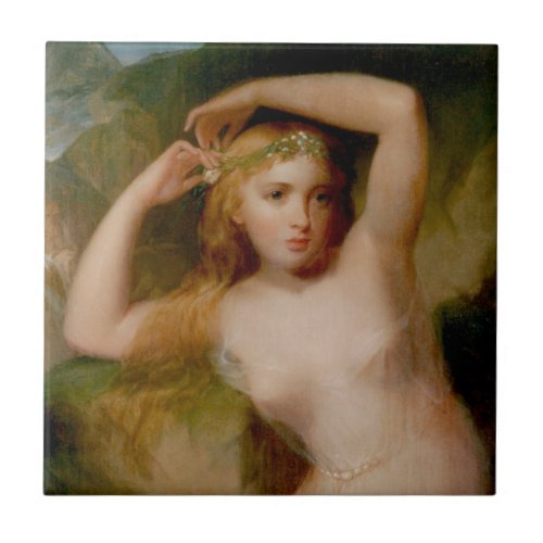 Sea Nymph by Thomas Sully Ceramic Tile