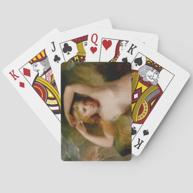Sea Nymph (by Thomas Sully) Poker Cards (Back)