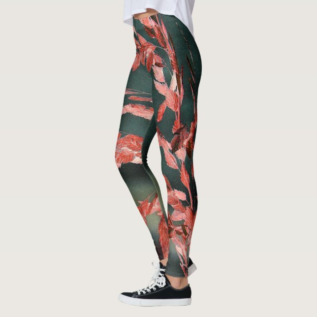 Sea Oats Abstract Leggings (Left)
