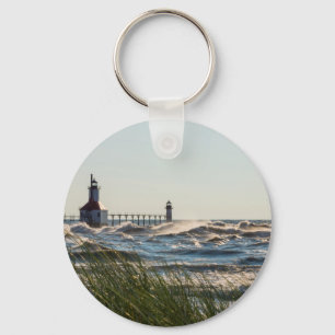 Sea Oats And St Joseph Keychain