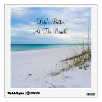 Sea Oats And White Sand Beach Morning Wall Decal