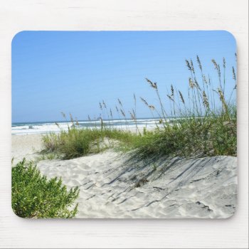 Sea Oats At Ocracoke Mouse Pad by lighthouseenthusiast at Zazzle
