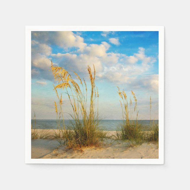 Sea Oats At the Beach Napkins (Front)