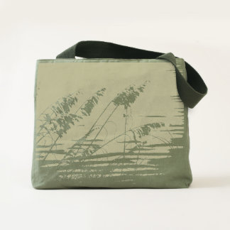 Sea Oats Canvas Utility Tote