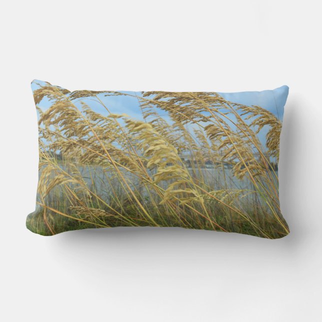 Sea Oats Lumbar Pillow (Front)