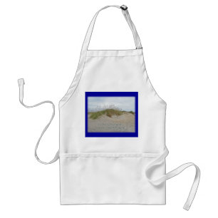 Sea Oats on Sand Dune Outer Banks NC Adult Apron
