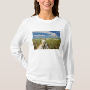 Sea oats Uniola paniculata) growing by beach, T-Shirt