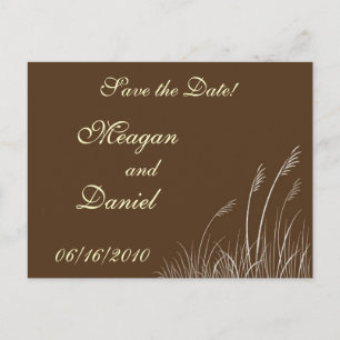 Sea Oats Wedding Postcard