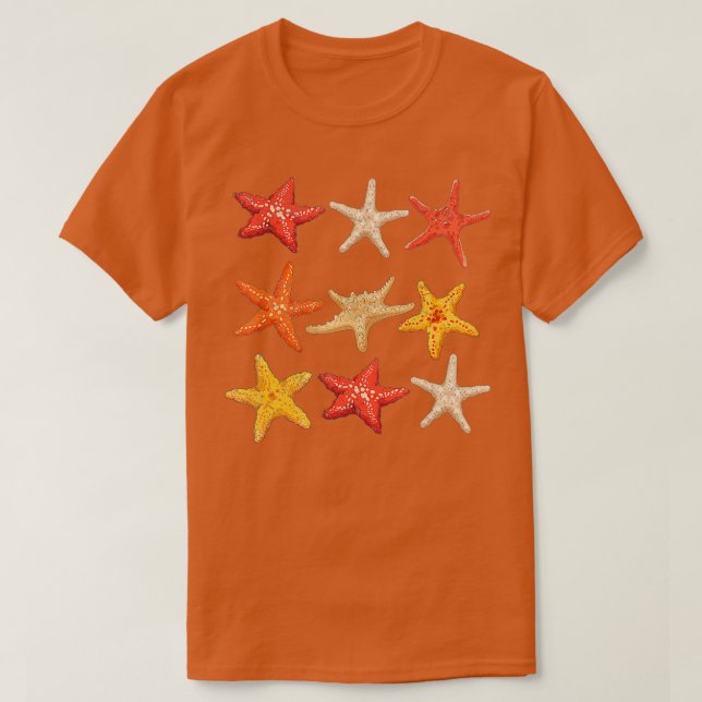 Sea Ocean Animal Starfish Lover T-Shirt (Design Front)