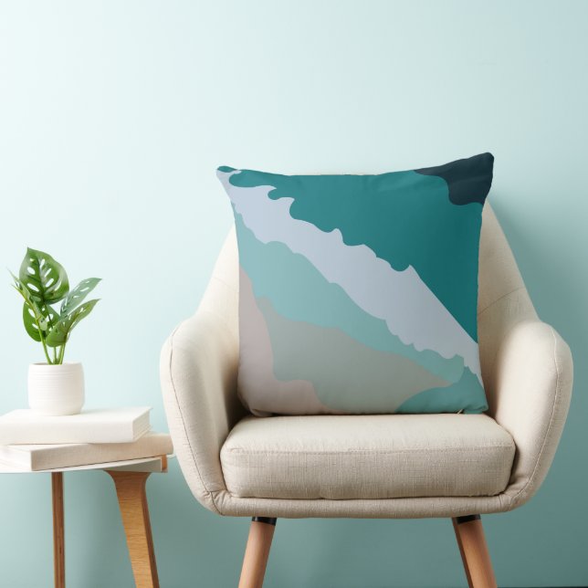 Sea Ocean Beach  Throw Pillow (Chair)