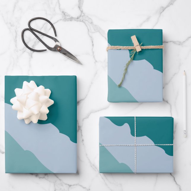 Sea Ocean Beach    Wrapping Paper Sheets (Front)