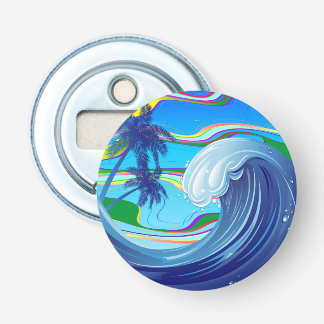 Sea Ocean big Wave Water  Bottle Opener