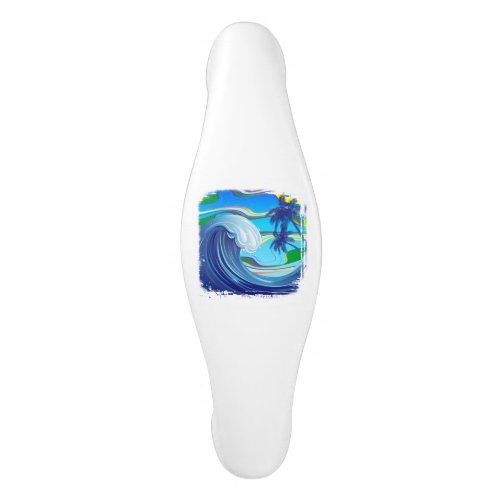 Sea Ocean big Wave Water  Ceramic Cabinet Pull