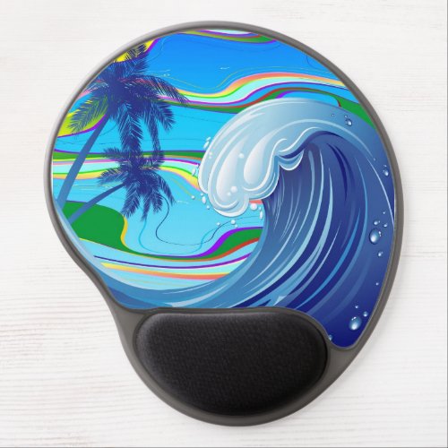 Sea Ocean big Wave Water  Gel Mouse Pad