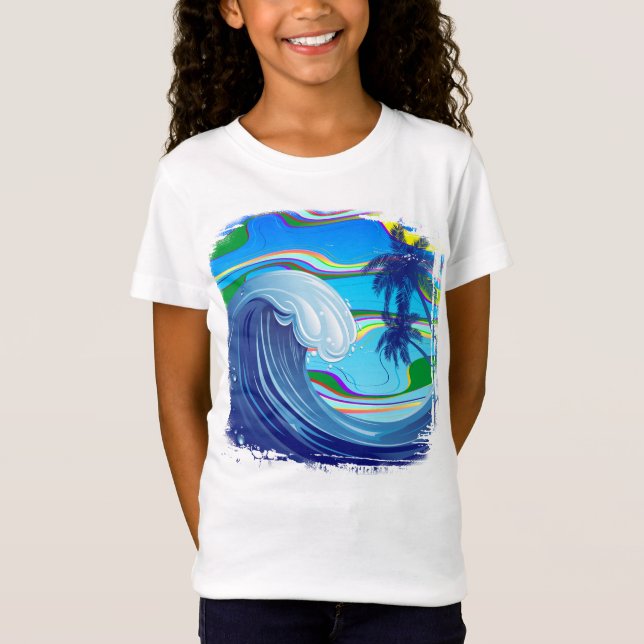 Sea Ocean big Wave Water  T-Shirt (Front)