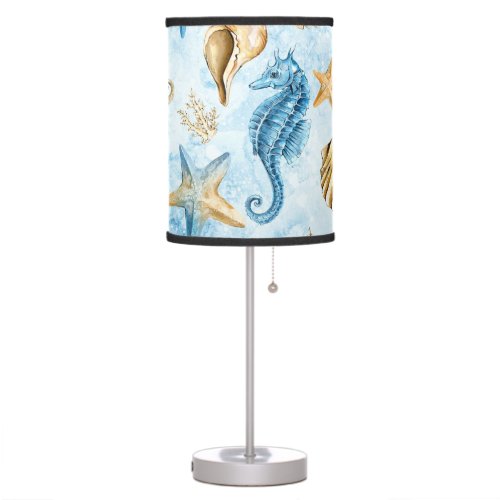 Sea  ocean pattern table lamp
