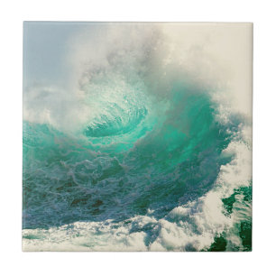 Sea Ocean wave Ceramic Tile