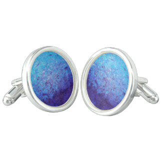 Sea of Blue Cufflinks (Oval)