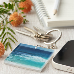 Sea of Cancun Mexico Keychain