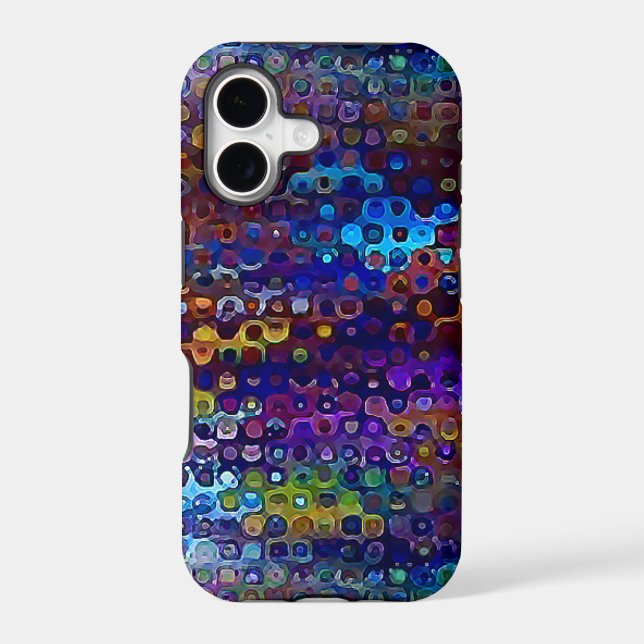 Sea of Dots Pattern Iphone Case (Back)