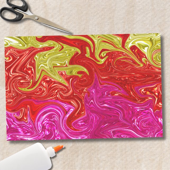 Sea Of Flaming Colors Tissue Paper (Creator Uploaded)