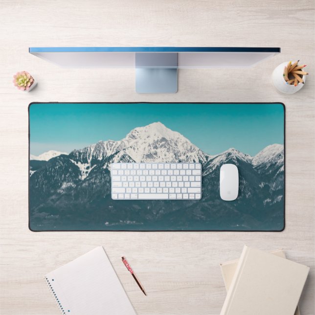 Sea of fog beneath the mountain desk mat (Office 1)