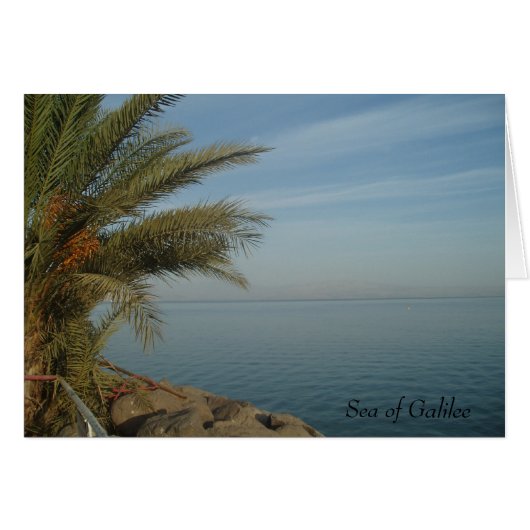 Sea of Galilee Card (Front Horizontal)