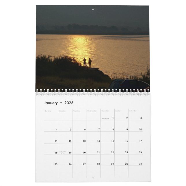 Sea of Galilee in exclusive pictures Calendar (Jan 2026)