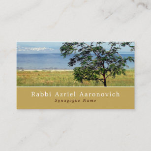 Sea of Galilee, Israel, Judaism, Religious Business Card