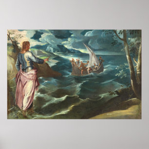 Sea of Galilee - Jacopo Tintoretto Fine Art Poster