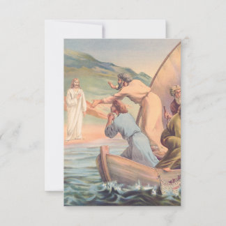 Sea of Galilee Jesus Appearance Holy Card