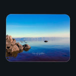 Sea of Galilee Magnet<br><div class="desc">Sea of Galilee, picturesque landscape photograph, labeled.</div>