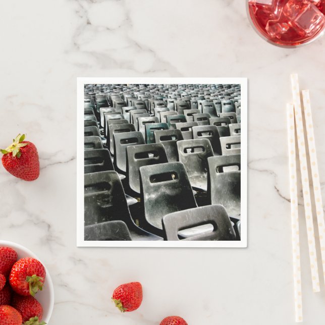 Sea of Grey Chairs Napkins (Insitu)