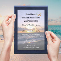 Sea of Love | Beach Sunset Starfish Wedding