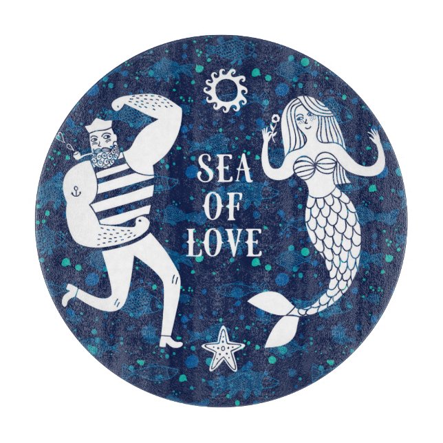 Sea Of Love Poster Cutting Board (Front)