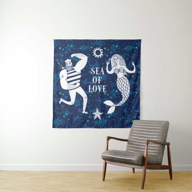 Sea Of Love Poster Tapestry (In Situ (Horizontal))