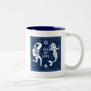 Sea Of Love Poster Two-Tone Coffee Mug