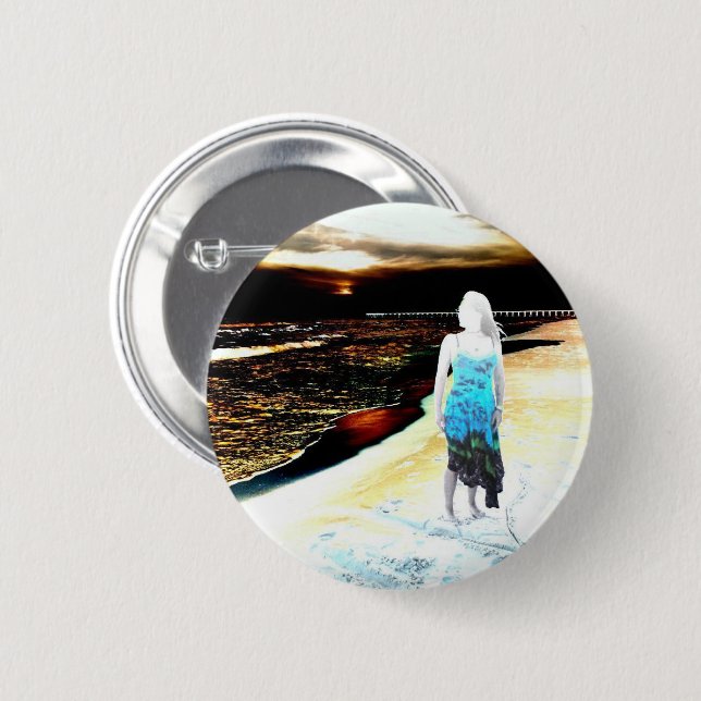 Sea of Rubies Button (Front & Back)