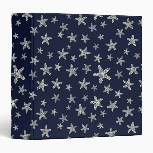 Sea Of Starfish Pattern Binder (Front/Spine)
