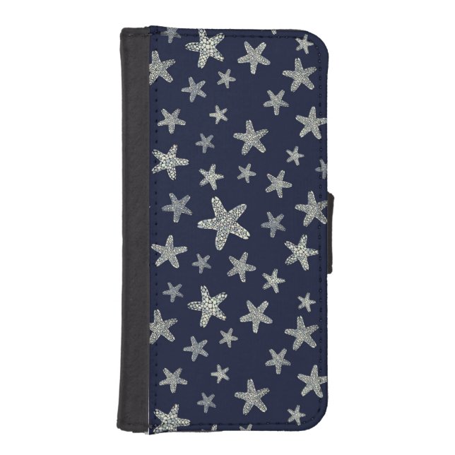 Sea Of Starfish Pattern iPhone Wallet Case (Front)