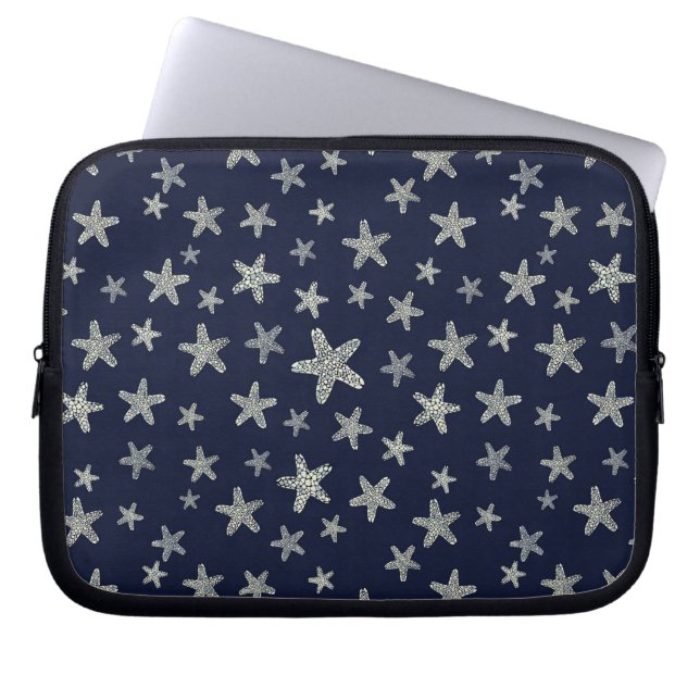 Sea Of Starfish Pattern Laptop Sleeve (Front)