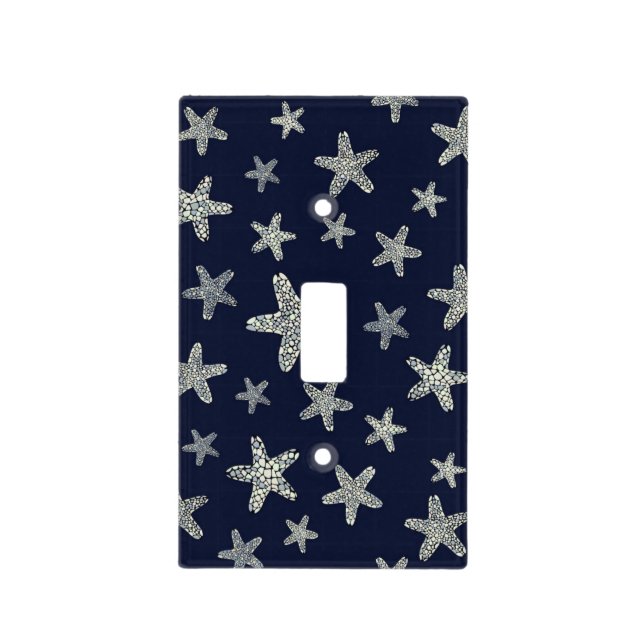 Sea Of Starfish Pattern Light Switch Cover (Front)