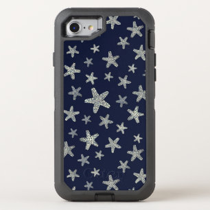 Sea Of Starfish Pattern OtterBox Defender iPhone SE/8/7 Case