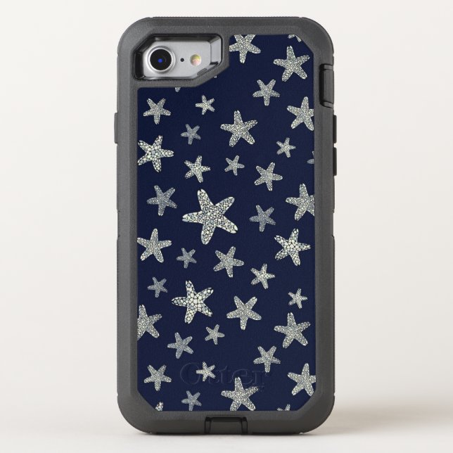 Sea Of Starfish Pattern Otterbox iPhone Case (Back)
