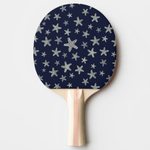 Sea Of Starfish Pattern Ping-Pong Paddle