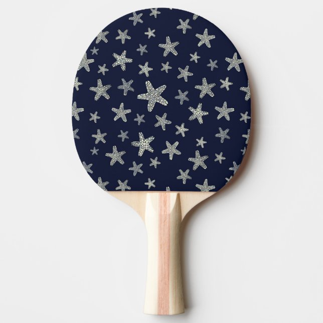Sea Of Starfish Pattern Ping-Pong Paddle (Front)