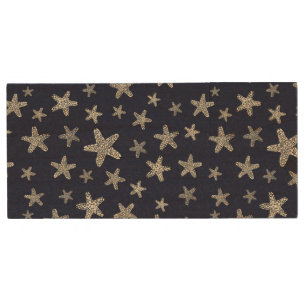 Sea Of Starfish Pattern Wood USB Flash Drive