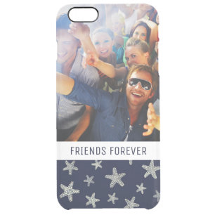 Sea Of Starfish Pattern Your Photo & Text Clear iPhone 6 Plus Case