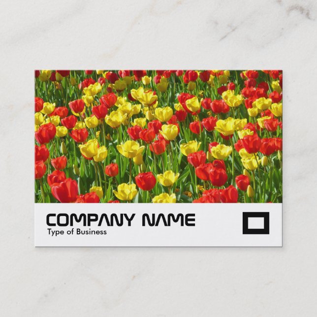 Sea of Tulips III Business Card (Front)