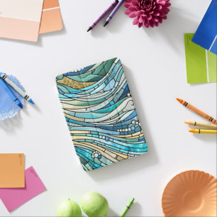Sea of Waves Teal Mosaic Fine Art iPad Mini Cover